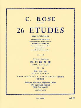 Illustration de 26 Études d'après Mazas et Kreutzer