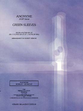 Illustration anonyme greensleeves (4 flutes)
