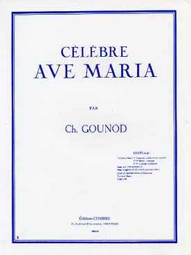 Illustration gounod ave maria soprano tenor