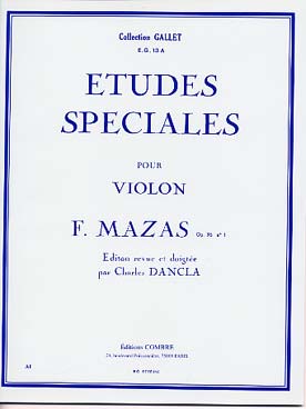 Illustration de Études spéciales op. 36 N° 1 - éd. Combre