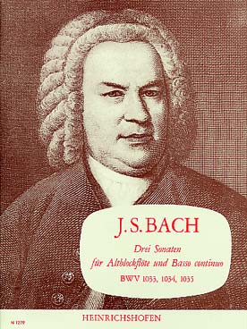 Illustration bach js sonates bwv 1033/1034/1035