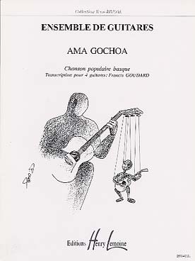 Illustration goudard ama gochoa chanson pop. basque