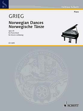 Illustration grieg danses norvegiennes op. 35
