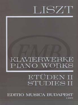 Illustration de Études - Vol. 2 : 3 Études de concert, 3 Caprices poétiques, Ab irato, Grandes études de Paganini, 2 Études de concert