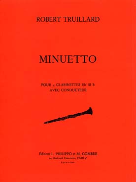 Illustration de Minuetto pour 4 clarinettes (C + P)