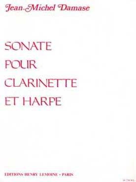 Illustration damase sonate pour clarinette et harpe