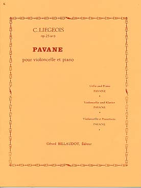 Illustration de Album du jeune violoncelliste op. 25 - N° 9 : Pavane