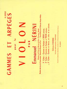 Illustration nerini e gammes et arpeges vol. 3