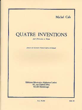 Illustration de 4 Inventions pour percussion et piano