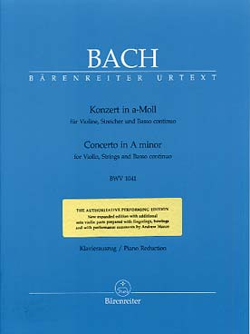 Illustration de Concerto BWV 1041 en la m