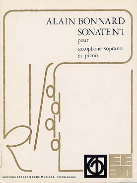 Illustration bonnard sonate n° 1 (saxo soprano)