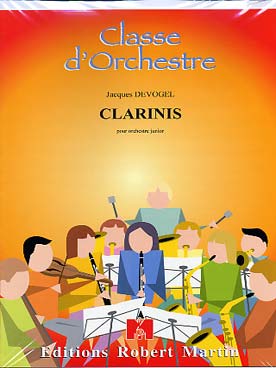 Illustration de Clarinis pour clarinette solo ou  ensemble de clarinettes et orchestre junior