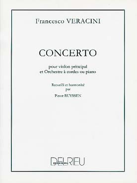 Illustration de Concerto pour violon et orchestre à  cordes, réd. piano