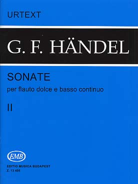 Illustration de Sonates pour flûte douce et basse continue - Vol. 2 : N° 5 à 10