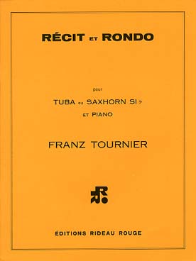 Illustration de Récit et rondo pour tuba ou saxhorn si b et piano
