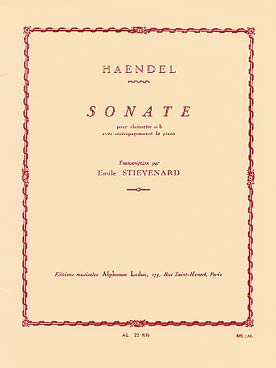 Illustration de Sonate en do m (tr. Stievernard)