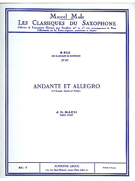 Illustration de Andante et Allegro