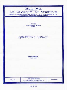 Illustration haendel sonate n° 4 (class. 88)