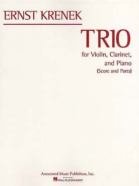 Illustration de Trio op. 108 pour piano violon et clarinette (C + P)