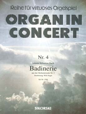 Illustration bach js badinerie