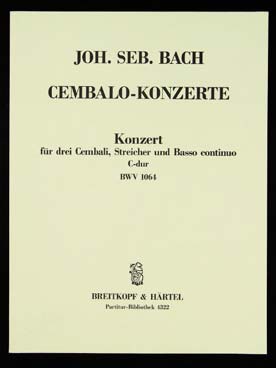 Illustration de Concerto BWV 1064 pour 3 clavecins et orchestre à cordes