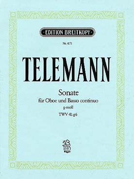 Illustration de Sonate en sol m (Seiffert)