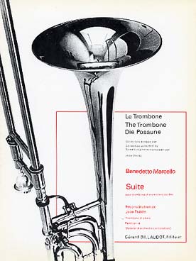 Illustration de Suite pour trombone et orchestre à  cordes, réduction piano