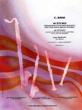 Illustration de 40 Études choisies dans les œuvres de Dancla, Kreutzer, Mazas, Ries, Schubert  - Vol. 1