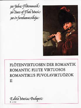 Illustration de ROMANTIC FLUTE VIRTUOSO Collection 300 ans de musique pour flûte - Vol. 2