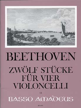 Illustration de 12 Pièces pour 4 violoncelles