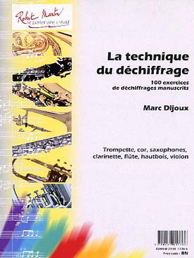 Illustration de La Technique du déchiffrage, 100 déchiffrages manuscrits