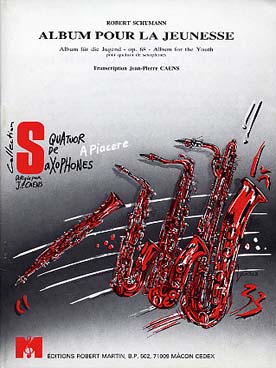 Illustration de 6 Pièces de l'Album pour la jeunesse (tr. J. P. Caens pour quatuor de saxos)