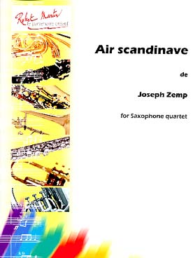 Illustration de Air scandinave pour quatuor de saxophones (C + P)