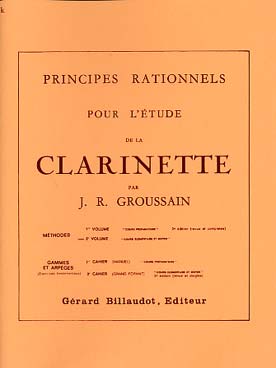 Illustration de Principes rationnels pour l'étude de la clarinette - Méthode Vol. 2 : Élémentaire/Moyen