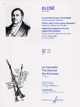 Illustration de A la portée du jeune clarinettiste (rév. Dangain) - Vol. 4 : 74 Études sur les rythmes et les articulations