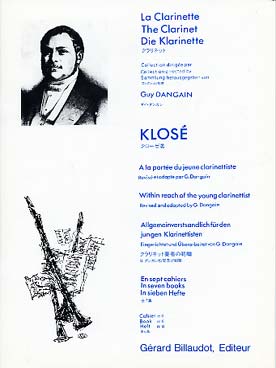 Illustration de A la portée du jeune clarinettiste (rév. Dangain) - Vol. 6 : 30 Duos faciles