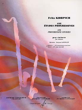 Illustration de 416 Études progressives - Vol. 1 : 167 exercices journaliers