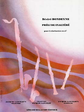 Illustration de Pédagogie des ensembles de clarinettes - Vol. 4 : Prélude inaltéré (5 cl. si b)