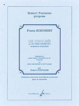 Illustration de Les Conjurés (die Verschworenen), romance d'Hélène, pour 2 clarinettes et piano