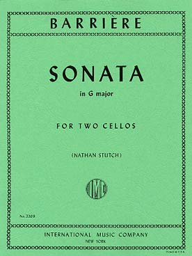 Illustration de Sonate en sol M pour 2 violoncelles