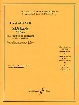 Illustration de Méthode pour hautbois ou saxophone - Vol. 1 : Études élémentaires