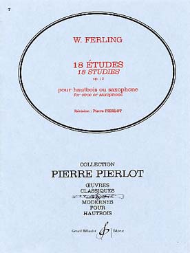 Illustration de 18 Études op. 12 pour hautbois ou saxophone