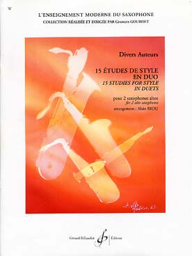 Illustration de 15 ÉTUDES DE STYLE de divers auteurs arrangées par Alain RIOU