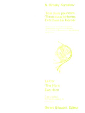 Illustration de 3 Duos pour cors