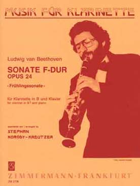 Illustration de Sonate op. 24 en fa M "Le printemps" (tr. Korody-Kreutzer)