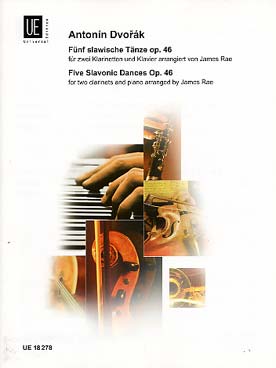 Illustration de 5 Danses slaves pour 2 clarinettes et piano