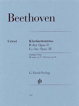 Illustration de Trios op. 11 et 38 pour clarinette (ou violon), violoncelle & piano