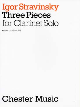 Illustration de 3 Pièces pour clarinette en la et clarinette en si b