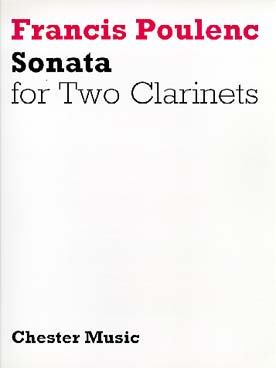 Illustration de Sonate pour clarinette en la et clarinette en si b