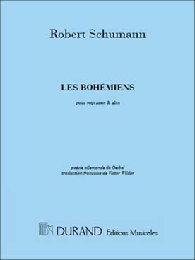 Illustration de Les Bohémiens op. 29/3 pour chœur à 4 voix mixtes et piano - Voix de femmes et piano